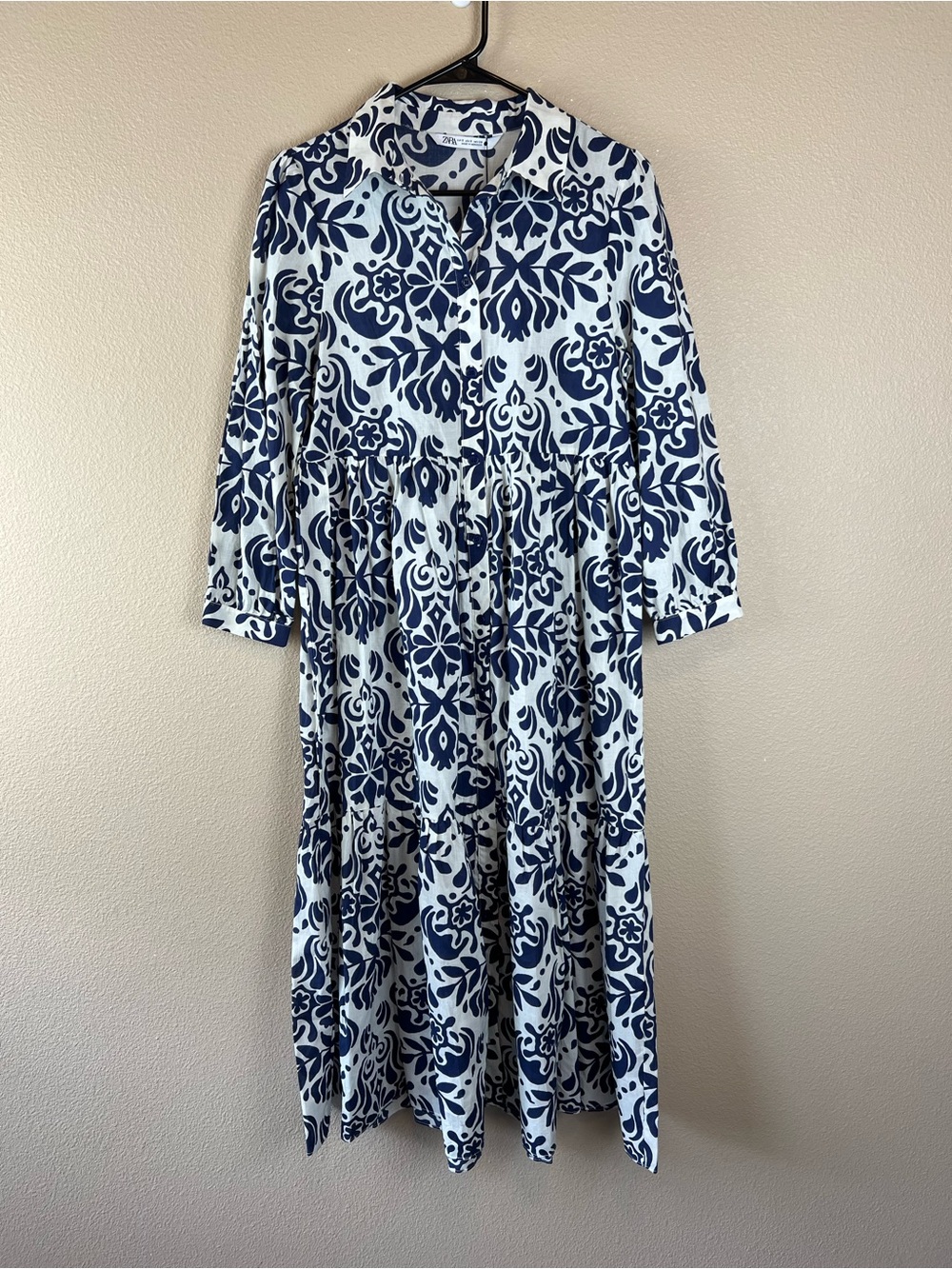 zara the sunny dress blue - Picture 3 of 12